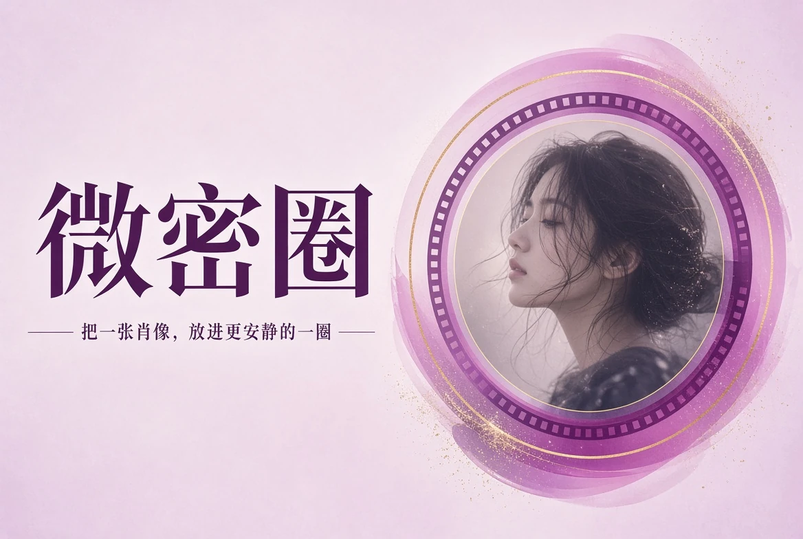 微密圈人像摄影圈心封面